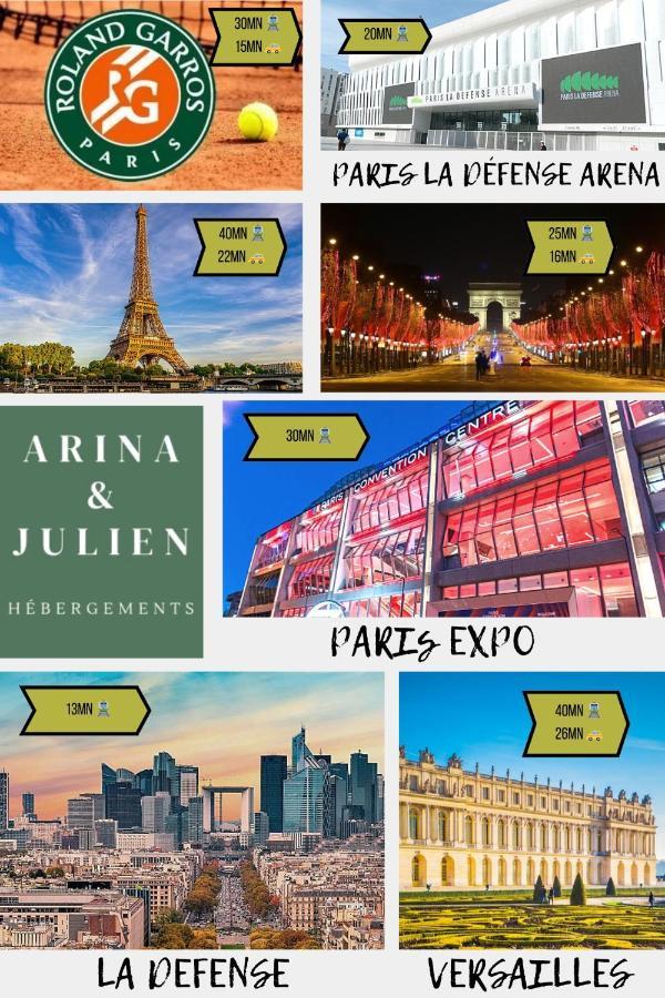 Appartamento Arina & Julien La Defense-Paris Suresnes Esterno foto